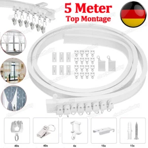 Gardinenschiene Biegbar Top Montage Decken Vorhangschiene Flexibel Vorhang Zubeh - Bild 1 von 11