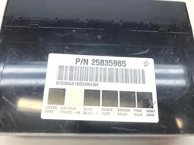 Módulo de control de carrocería Chevy Silverado 1500 2007-2011 debe coincidir con identificación OEM 25835965 Foto 1 de 4