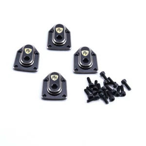 Powerhobby Brass Portal Axle Covers Axial 1/18 Capra UTB18 Black - Picture 1 of 4