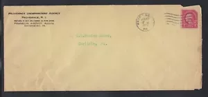 USA 1924 ADVERTISING COVER PROVIDENCE UNDERWRITERS AGENCY WAYNESBORO PA - Picture 1 of 1