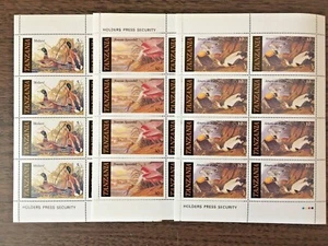TANZANIA 1986 - 3 MINI SHEETS - Audubon BIRDS - MINT/NH, Free Shipping - Picture 1 of 7