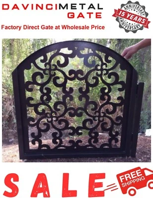 Contemporary modern metal gate, Modern Metal Gate, Custom size Art Pedestrian - Image 1 of 4