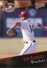 2001 Williamsport Crosscutters JON SEARLES PIRATES MULTI AD SPORTS huntington ny