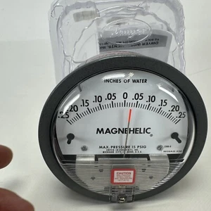 Dwyer Instruments 2300-0 Dwyer Magnetmanometer, 0,25 Zoll bis 0 bis 0,25 Zoll - Bild 1 von 8