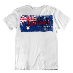 Australie Drapeau Tee Shirt Souvenir De Voyage Blouse mode Australia flag Tshirt - Imagen 1 de 43