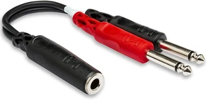 YPP-136 1/4" TRSF to Dual 1/4" TS Stereo Breakout Cable - Picture 1 of 12