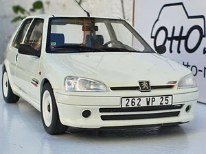 1:18 Peugeot 106 Rally Fase 2 Blanco 1996 por Otto Mobile OT574 818/1250 piezas - Imagen 1 de 12
