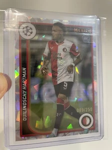 Quilindschy Hartman Topps Chrome Merlin 2023-24 Card #55 Atomic Refractor /250 - Bild 1 von 2