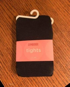 Gymboree Imaginary Friends Solid Black Tights Girls Sz 3-4 Yrs NWT - Picture 1 of 1
