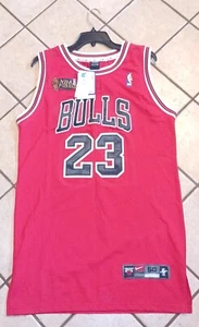Michael Jordan CHICAGO BULLS Nba Store FINALS Nike Jersey Size 50 New W Tags VTG - Picture 1 of 12