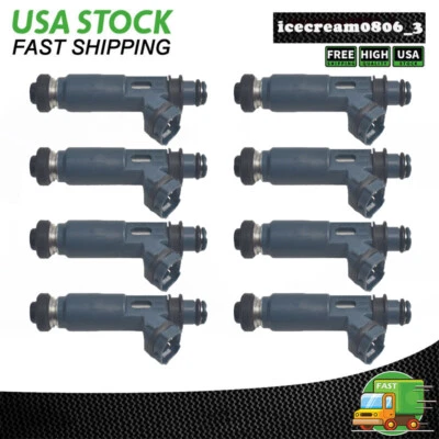 Inyectores de combustible 8 piezas para Toyota Land Cruiser LX470 1998-2005 4,7 L V8 23250-50040 Foto 1 de 4