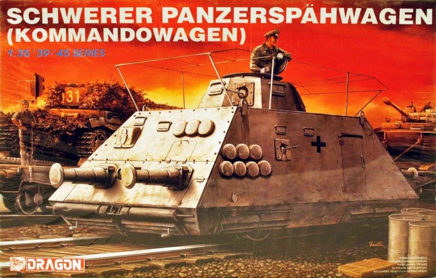 Dragon SCHWERER PANZERSPAHAGEN KOMMANDOWAGEN KIT 1:35 - Immagine 1 di 1