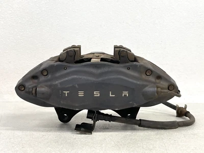 ⭐2012-2020 PINZA DE FRENO BREMBO DELANTERA IZQUIERDA TESLA MODELO S GRIS CON PASTILLAS OEM LOTE 2TP Foto 1 de 4