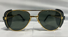Lunettes de soleil vintage style aviateur UVEX GRIS FUMÉE lunettes de sécurité avec boucliers latéraux