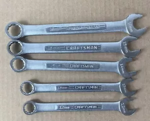 Craftsman USA 5 Piece Metric 12 Point Combination Wrench Set - 12-16MM - Picture 1 of 11