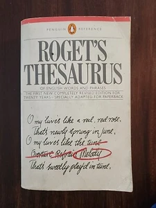 Roget's Thesaurus 1984 Paperback Penguin Dictionary English - Picture 1 of 8