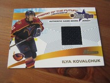 2001 02 Bowman Young Stars Fabric of the Future #FFJ IK Ilya Kovalchuk   B - ZH2