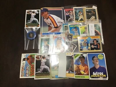GLENN DAVIS Oddball Insert & Regular issue Baseball ASTROS ORIOLES YOU CHOOSE - Image 1 of 4