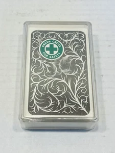 Green Cross For Safety Deck Of Playing Cards In Plastic Case SEALED - Picture 1 of 6