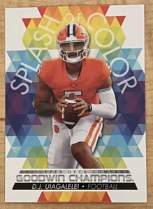 Goodwin Champions 2022 Upper Deck Splash of Color RC D.J. Uiagalelei #135 - Imagen 1 de 2