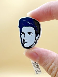 CROCS JIBBITZ ELVIS PRESLEY - Rare SHOES CHARM **GLOWS IN THE DARK - Picture 1 of 8