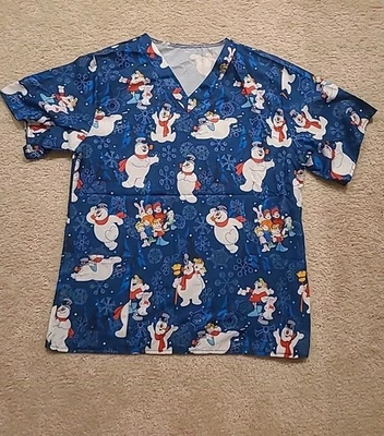 Mujer Frosty El Muñeco de Nieve - Camisa Top Uniforme Exfoliante - Mediana Sin Marca  Foto 1 de 4