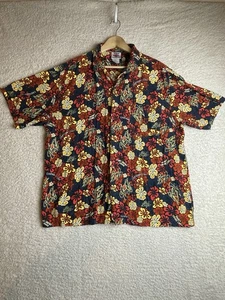 Disney Cruise Line Hawaiian Shirt Men’s XL Camp Castaway Cay Floral - Picture 1 of 9