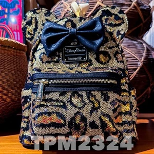 NUEVA Mini Mochila Disney Parks Loungefly Animal Kingdom Cheetah Leopardo Lentejuelas - Imagen 1 de 4