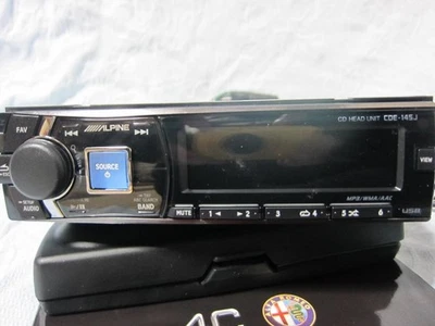 [NEW UNUSED] Alpine CDE-145J CD Player Car Stereo Audio Head Unit USB CD AUX - Image 1 of 4