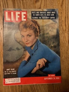 Life Magazin 24. September 1956 Janet Blair / Fakten und Fantasien über den Mars - Bild 1 von 12