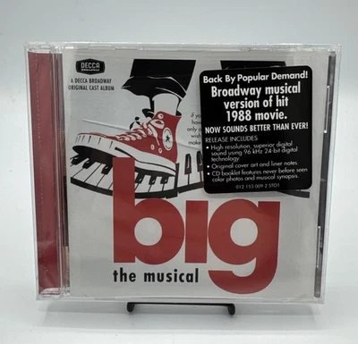 Big [Original Broadway Cast] by Various Musical (CD, Sep-2001, Decca) NEW Sealed Foto 1 de 2