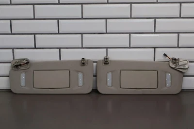 Quebra-sol interior 07-13 GMC Sierra (par esquerda/direita) cinza iluminado - Imagem 1 de 4