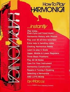 Harmonica How To Play Instantly Lesson Song Book - Picture 1 of 6