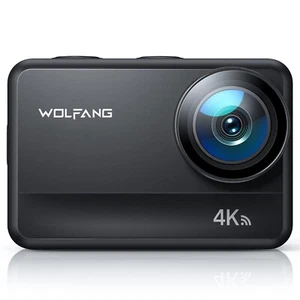 WOLFANG GA400 Action Camera 4K 60FPS Bare Metal Waterproof camera wifi EIS stabi - Picture 1 of 9