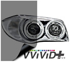 VViViD Headlight Tint Film Extra Wide Tail Light Vinyl Wrap Smoke Black Roll