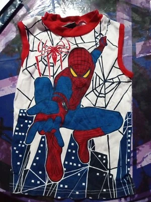 Spiderman Marvel Sleeveless tank top Boys Size 8 - Image 1 of 4