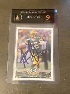 2013 Topps Aaron Rodgers #300  In Person Auto Fresh Ink Read Description