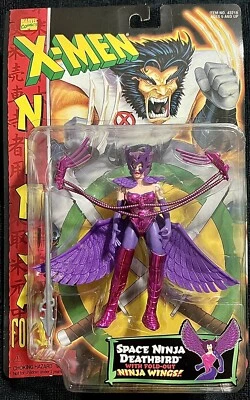 FIGURA DE ACCIÓN MARVEL COMICS X-MEN NINJA FORCE SPACE NINJA DEATHBIRD TOYBIZ 1996 Foto 1 de 4