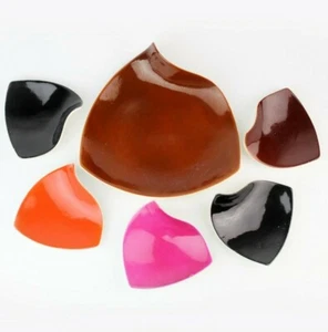 MCM Vintage Faianta Sighisoara colorful set of 6 serving trays ceramic Romania - Picture 1 of 8