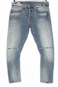 Pantalones de mezclilla LEVI’S ENGINEERED LEJ 502 PREMIUM trenzados desgastados para hombre talla W32 L30 - Imagen 1 de 11