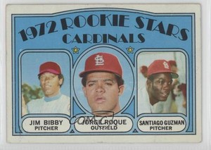1972 Topps Stars Jim Bibby Jorge Roque Santiago Guzman #316 Rookie RC