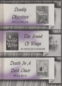Deadly Objectives /The Sound of Wings /Death in a Deck Chair-3 Detective Novels! - Picture 1 of 1