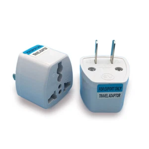 1PCS 250V 10A Universal EU UK AU To US USA AC Travel Power Plug Charger Adap _xa - Photo 1/8