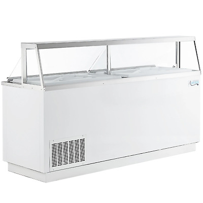 88 3/4  16 Tub White Deluxe Ice Cream Dipping Cabinet • 6,238.08$