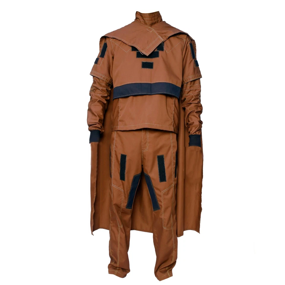 Fantasias de cosplay mandalorianas Boba Fett terno de voo para homens e mulheres com capa - Imagem 1 de 4