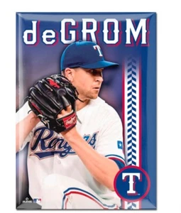 Jacob deGrom Magnet Texas Rangers New York Mets Cy Young MLB - Picture 1 of 1
