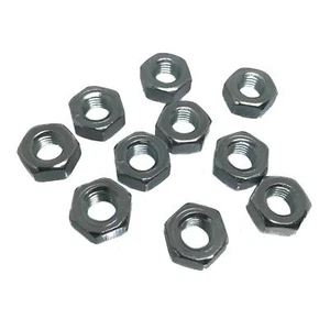 1/4 - 28UNF Full Nut BS 1768 Grade 1 Zinc Plated (Pack of 20) - Picture 1 of 1