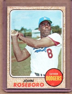 1968 TOPPS JOHN ROSEBORO #65 (EX OR BETTER) CREASE FREE - Picture 1 of 2