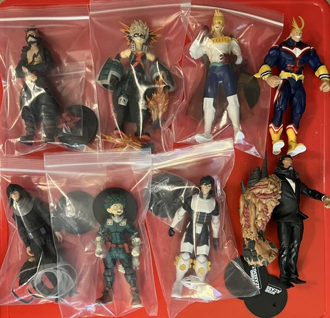My Hero Academia - 8 piece Action Figure Lot Mcfarlane Toys - loose toy sale Cover