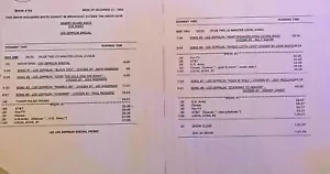 RADIO SHOW 9/21/92 LED ZEPPELIN SPECIAL w/8 HITS INTRODUCED BY OTHER ARTISTS - Picture 1 of 2